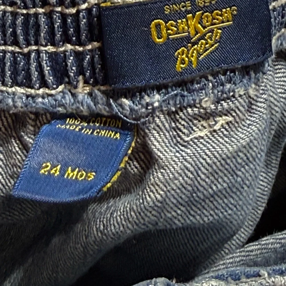 OshKosh B'gosh | Toddler Baby Girl Denim Y2K Retro Skirt | 24M